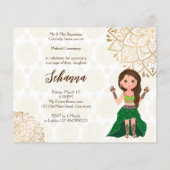 Mehndi budget nodig met schattige Indische hennabr (Achterkant)