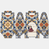 Mehndi en sangeet Indiase bruiloft gunsten op maat Bedankdoosjes (Ongevouwen)