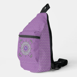 Mehndi Fantasie Zilver Sling Bag