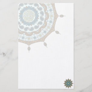 Mehndi Fantasy Copper Stationery Briefpapier