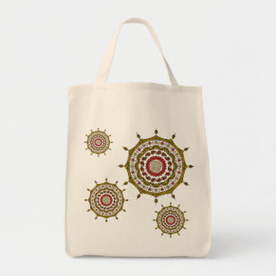 Mehndi Fantasy Gold Light Canvas tas