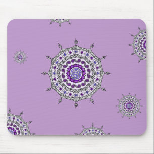Mehndi Fantasy Silver Mousepad Muismat