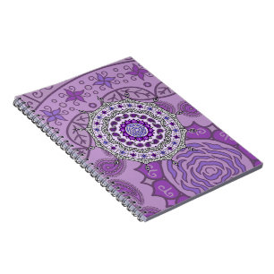 Mehndi Fantasy Silver-Notitieboek Notitieboek