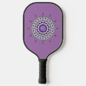 Mehndi Fantasy Silver Pickleball Paddle (Achterkant)