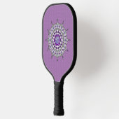 Mehndi Fantasy Silver Pickleball Paddle (Links)
