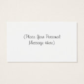 Mehndi Hand Design Gepersonaliseerde Gift Kaart La (Achterkant)