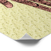 Mehndi Hand Tattoo Art Poster (Hoek)