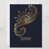 Mehndi-Indische Arabische Marokkaanse ontwerpster (Achterkant)