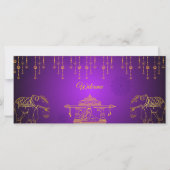 Mehndi Invitation Kaart (Voorkant)