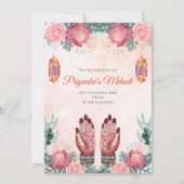 Mehndi invitations et invitations de la fête du he (Devant)