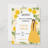 Mehndi invite (Voorkant)