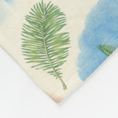 Mehndi ontwerp: Gebogen Doodle Tracery Fleece Deken (Hoek)