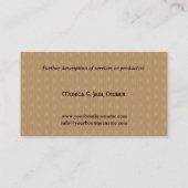 Mehndi Ornamental Visitekaartjes (Achterkant)