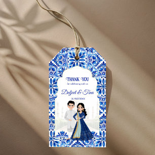 Mehndi Sangeet Indiase bruiloft leuke gunsten Cadeaulabel