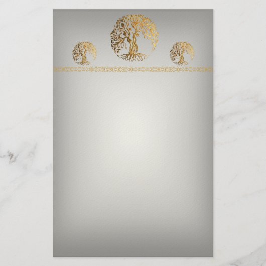 Mehndi Tree of Life (Henna) Briefpapier (Voorkant)