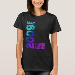Mei 2009 Jaar 2009 Retro 2009 Beperkte Editie Vint T-shirt