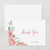 Mei Bloesems Bedankkaart Kaart (Voorkant / Achterkant)