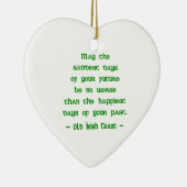 Mei de zadelijkste dagen keramisch ornament (Rechts)