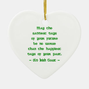 Mei de zadelijkste dagen keramisch ornament