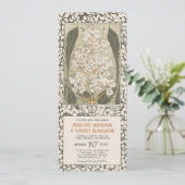 Mei Kastanje Bloem - Vintage bruiloft Kaart (Staand voorkant)