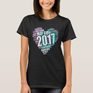 Mei Meisje 2017 Geweldige Fabulous Groot Hart 5e G T-shirt