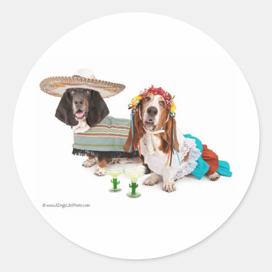 mei ronde sticker (Voorkant)