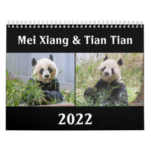 Mei Xiang & Tian Tian 2022 Agenda Kalender