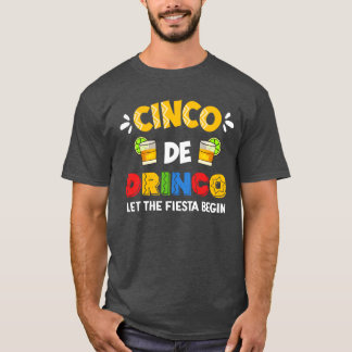 Meican Drink Drink Feest Cinco de Mayo Fiesta meis T-shirt
