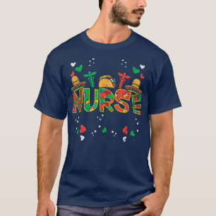 Meican Nurse Cinco de Mayo Zurse Women Scrub Top R