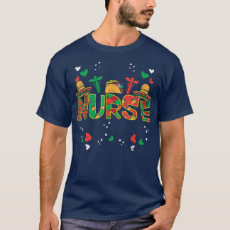 Meican Nurse Cinco de Mayo Zurse Women Scrub Top R