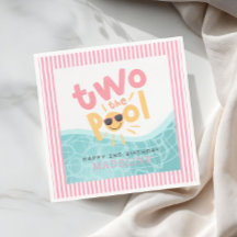Meiden Cool Summer Two the Pool 2de Verjaardag