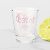 Meidenavakantie Laatste Rodeo Shotglas Shot Glas (Achterkant)