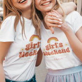 Meidenavakantie Locatie Naam Bruidsfeest T-shirt