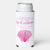 Meidenavakantiefeestje Drink & Vier Aangepaste She (Seltzer Voorkant)