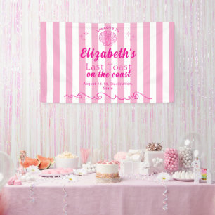 Meidenavakantijparty Laatste drankje aan de kust Spandoek