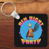 Meidenavond Feest Grappig Bruidsmeisje Feest Sleutelhanger (Voorkant)