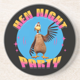 Meidenavond Feest Grappig Bruidsmeisje Feestje Zandsteen Onderzetter