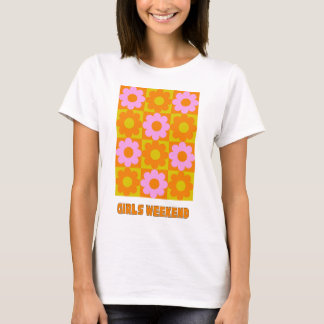 Meidenavond Retro Bachelorette Bruid T-shirt
