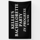 Meidenavondje aan de gang  spandoek (Verticaal)