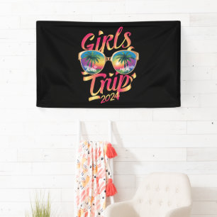 Meidenreis 2024 Weekend Zomer Strandvakantie 2024 Spandoek
