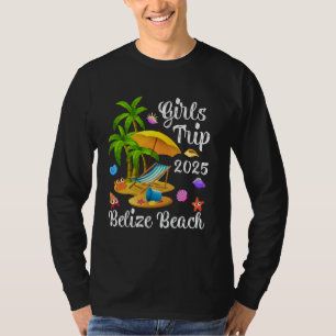 Meidenreis 2025 Zomer Vakantie Belize Strand T-shirt