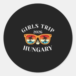 Meidenreis 2026 Hongarije Spring Break 2026 Cruise Ronde Sticker