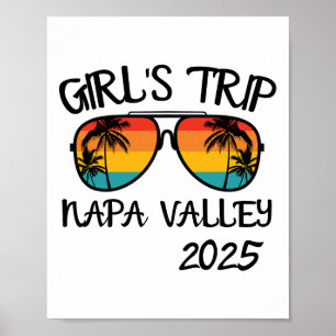 Meidenreis Napa Valley 2025 Zomer Vakantie Matchi Poster