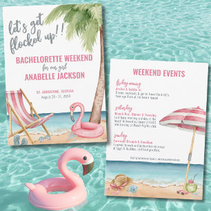 Meidenweekend Grappig Strand Bruidsfeestje Kaart