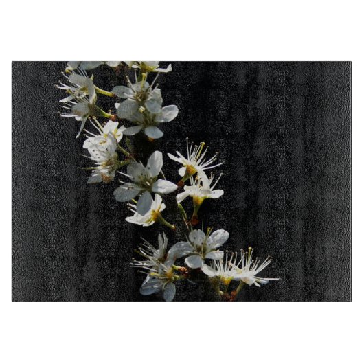 Meidoorn Bloemen cbcnm Snijplank (Voorkant)