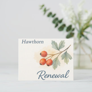 Meidoorn — Vernieuwing Briefkaart