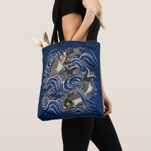 Meiji Periode Koi Ontwerp Draagtas