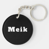 Meik Sleutelhanger (Achterkant)
