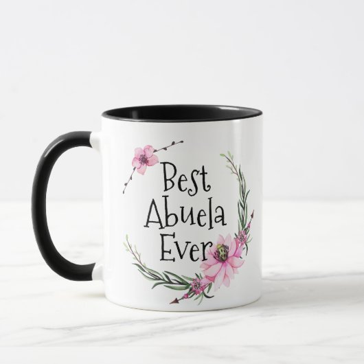 Meilleur Abuela Ever Mug - Cadeau de la fête des m (Gauche)