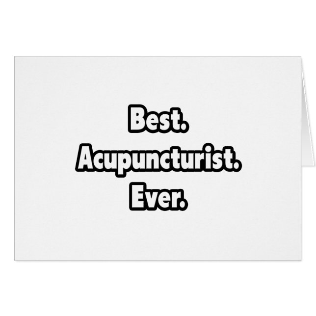 Meilleur. Acupuncturiste. Jamais. (Devant horizontal)
